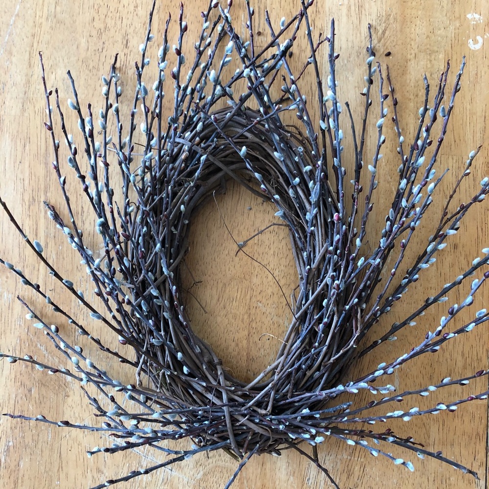It’s a Spring Thing! Natural Pussy Willow Wreath